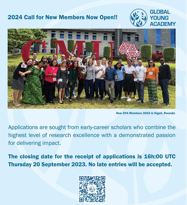 Global Young Academy 2025 New Membership Call For Young Leaders | After ...