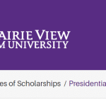 Presidential Scholarships at Prairie View A&M University for Texans