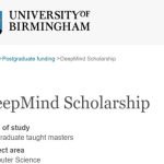 Google DeepMind Scholarship 2024 at University of Birmingham for International Students