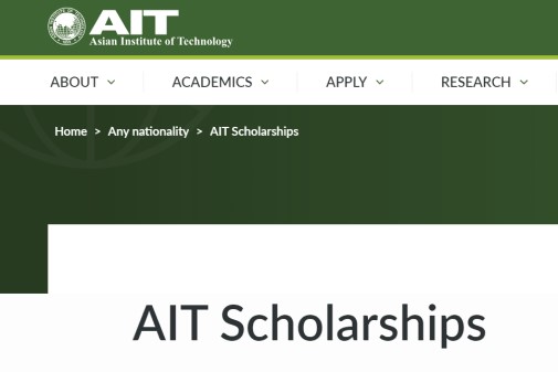 Study in Thailand: AIT Scholarships 2025 For International Students