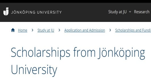 Study in Sweden: Jönköping University Scholarships 2025