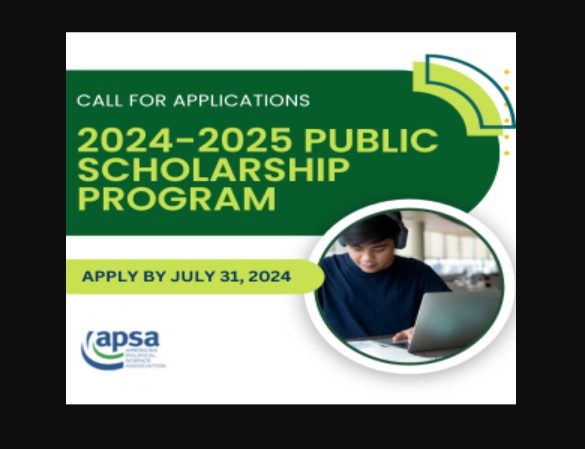 How to Apply for the APSA Public Scholarship 2024 in America