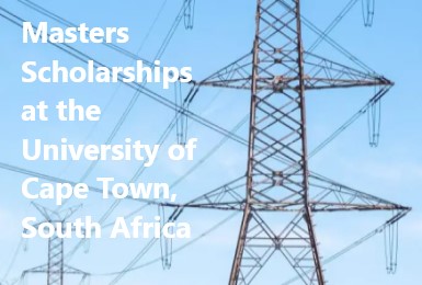 Call for Applications: Masters Scholarships at the University of Cape Town, South Africa