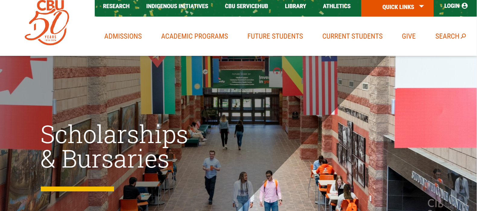 Apply For The Cape Breton University Entrance Scholarships 2024/25 To Study In Canada