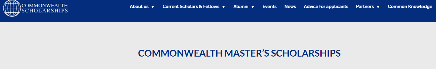 Apply For The Fully Funded Commonwealth masters Scholarship 2025 To Study In The UK