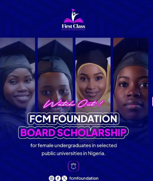 FCM Foundation Board Scholarship 2024 For Female Undergraduates in Nigeria