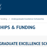 University of Glasgow Undergraduate Excellence Scholarship 2024 in the UK For International Students