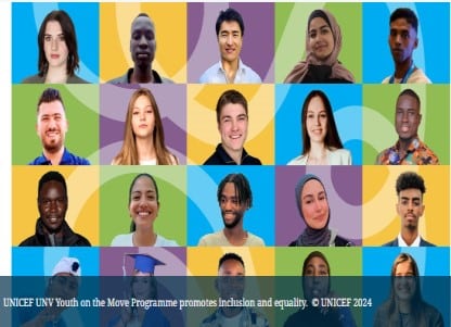 Call for Applications: UNICEF UNV Youth on the Move Programme 2024