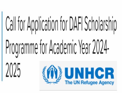 Call for Application for DAFI Scholarship Programme for Academic Year 2024/2025 in Rwanda