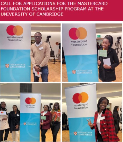 Mastercard Foundation Scholars Program at the University of Cambridge in the UK 2025