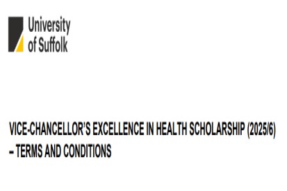 Health Scholarship for International Students at the University of Suffolk, UK 2025