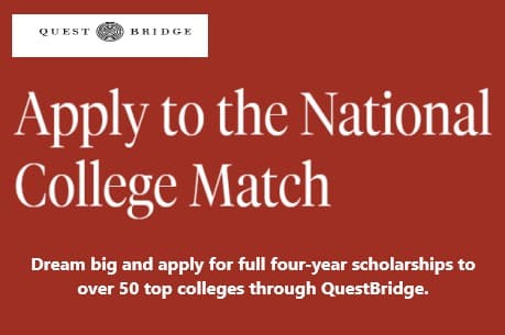 How to Apply for the National College Match Full Four-Year Scholarship 2025