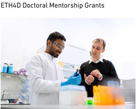 Fully Funded Engineering for Development (ETH4D) Doctoral Mentorship Grants in Switzerland