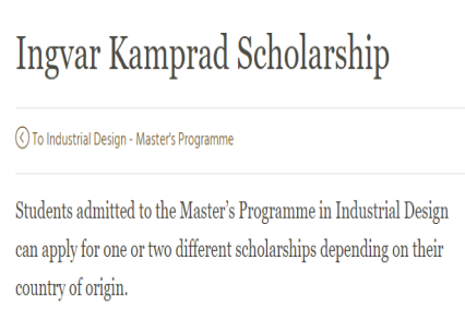 Study in Sweden: Apply for the Ingvar Kamprad Scholarship at Lund University 2025