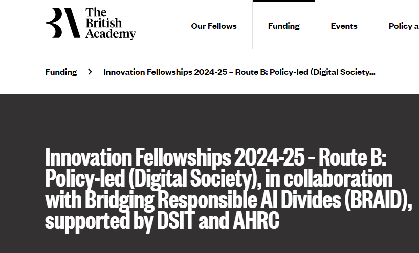 Apply For The British Academy Innovation Fellowships 2024/25