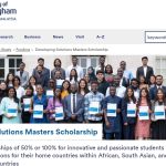 STUDY IN THE UK: University of Nottingham Developing Solutions Masters Scholarships 2025/2026 (50% or 100% Tuition Waiver)