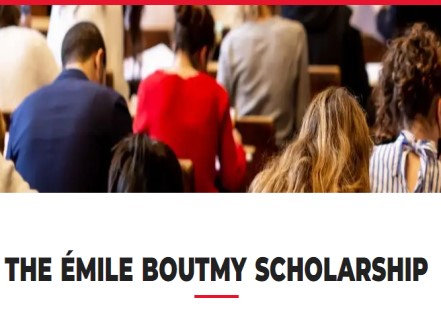 Apply for the Émile Boutmy Scholarship for International Students in France 2025