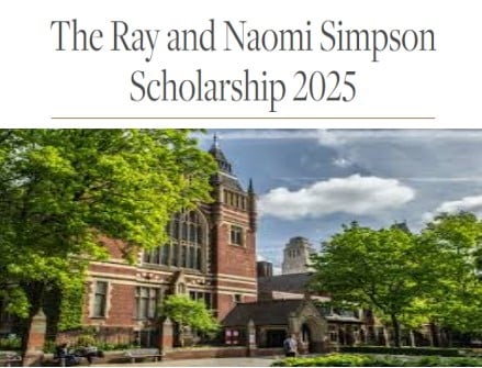 Ray and Naomi Simpson Masters Scholarship in the University of Leeds for Civil Engineering 2025