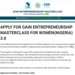 How to Apply for GAIN Entrepreneurship Masterclass for Nigerian Women 2024