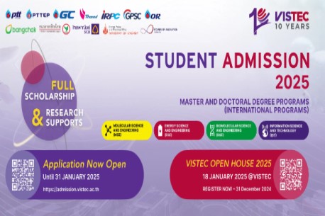 VISTEC Scholarships for International Students to Study in Thailand 2025