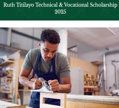 How to Apply for Ruth Titilayo Technical & Vocational Scholarship 2025