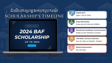 Banking and Finance (BAF) Scholarship at Paragon International University, Cambodia