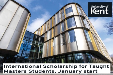 Universoty of Kent £6,000 International Scholarship for Masters Students (Begins January 2025)