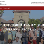 Fisher Family Summer Fellows Program On Democracy and Development 2025 At Standford University