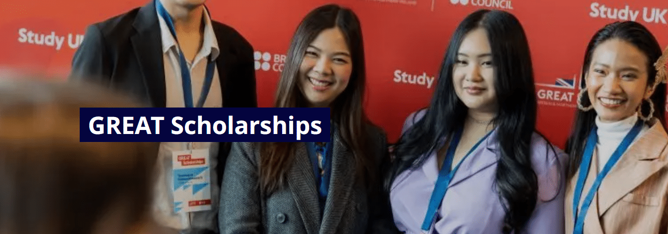 British Council (£10,000) GREAT Postgraduate Scholarships 2025 For International Students in The UK