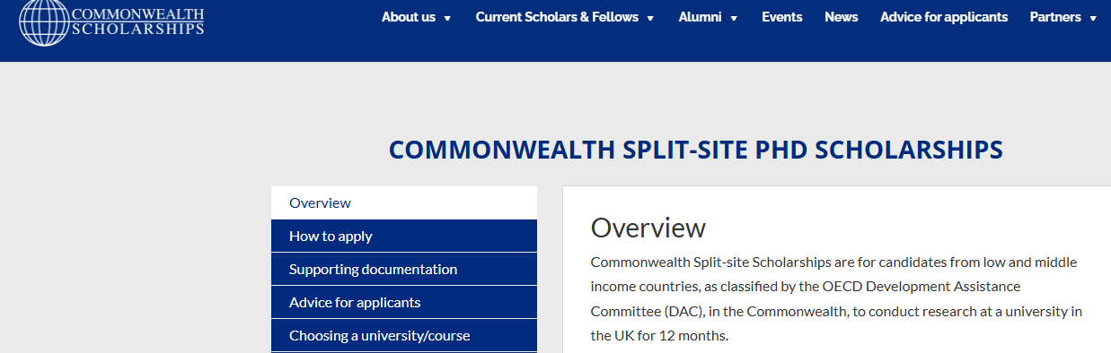 The UK Government Announces The Commonwealth Split-site (PhD) Scholarship Program 2025/26 for Students From Low-Income Countries