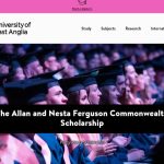 Allan and Nesta Ferguson Scholarship In UK 2025 at the University of East Anglia For International Students (£39,000 Prize)- Apply Now!