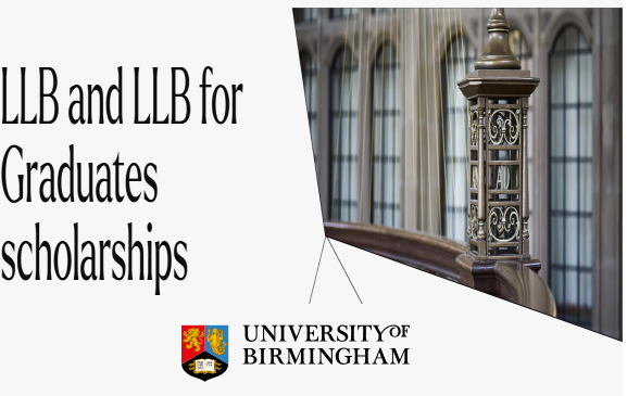 Birmingham Law School is offering £3,000 scholarships for international students for its LLB programmes in the UK 2025 (How to Apply)