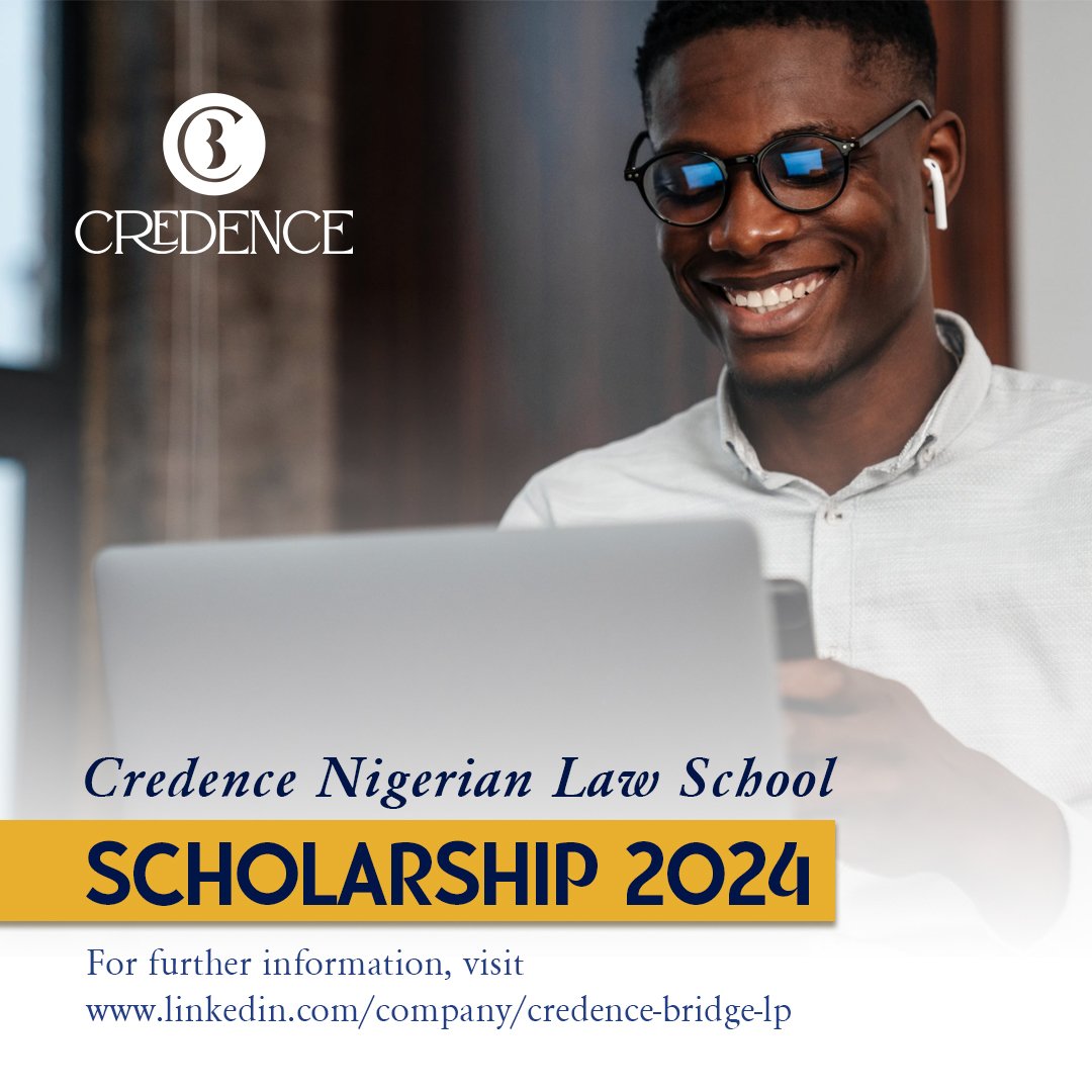 Credence Nigerian Law School Scholarship Application 2024