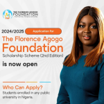 Florence Agogo Foundation 2025 Scholarship For Nigerian Students- Apply Now! 