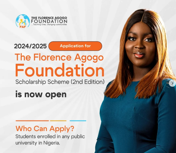 Florence Agogo Foundation 2025 Scholarship For Nigerian Students- Apply Now! 