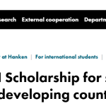 Hanken School of Economics is Offering €46,000 GBSN Masters Scholarship in Finland For Students in Developing Countries 2025 (Tuition + Living Expenses)