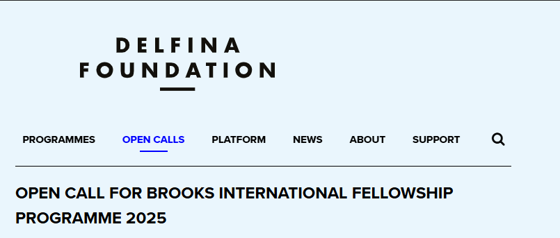 Brooks International Fellowships 2025 in the United Kingdom For Visual Arts Professionals (Fully Funded)