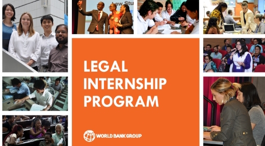 World Bank Legal Vice Presidency Internship Summer Program 2025 for Law Students