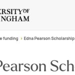 University of Birmingham Announces The Edna Pearson Scholarship 2025 For Masters Students (Funded)