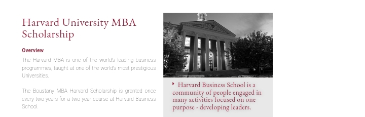 Boustany Foundation Announces The Harvard University MBA Scholarship 2025 For International Students