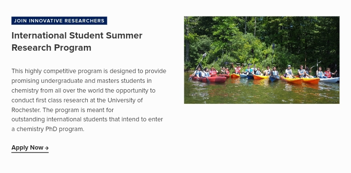 University of Rochester International Student Summer Research Program 2025 For Undergraduates & Master’s Study (Fully funded)