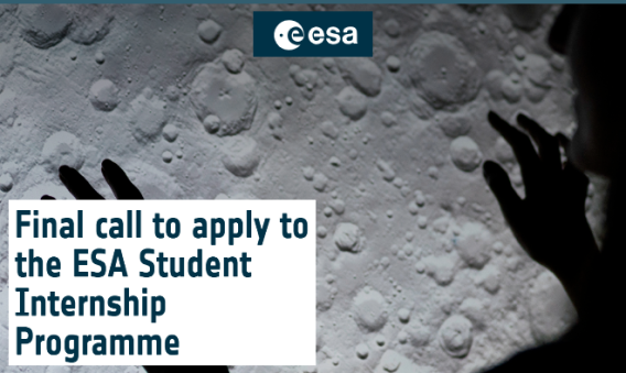 The European Space Agency (ESA) is inviting International Masters Students to apply for its Fully-funded Internship Programme 2025 (Duration 3-6 Months)