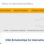 Chang Gung University Invites Applications For The 2025 CGU Scholarships for International Doctoral Students in Taiwan