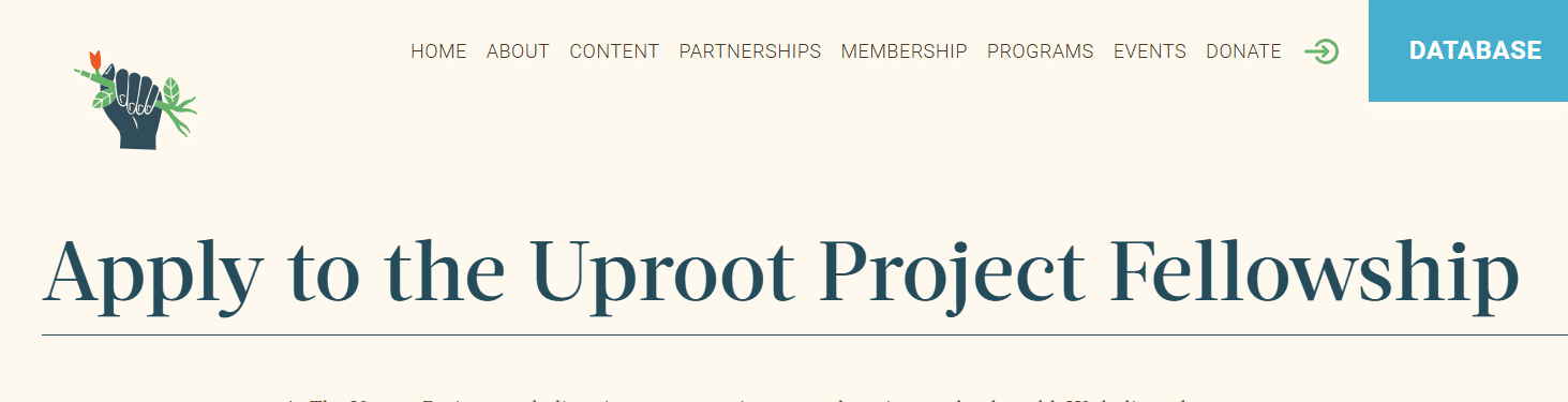 APPLY: Uproot Project Fellowship 2025 For Journalists ( ,000 Grant)