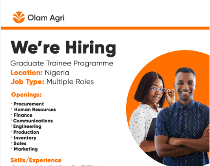 How To Apply For The 2025 Olam Graduate Trainee Program for Nigerian Graduates