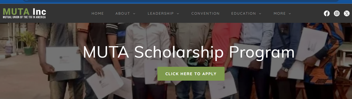 MUTA Education Scholarship for Nigerian Undergraduate Students 2025- Apply!