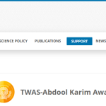 TWAS-Abdool Karim Award in Biological Sciences for Women Scientists in Low-Income African Countries ($5,000 Award)