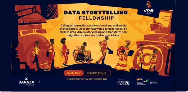 Applications Are Now Open For The 3rd cycle of Baraza’s Media Lab Data Storytelling Fellowship 2025!