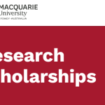 Apply for the Australia International Research Training Scholarship 2025 at Macquarie University