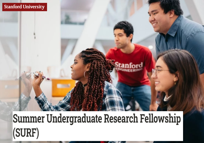 Stanford University Summer Undergraduate Research Fellowship (SURF) 2025 in the United States (Fully Funded)